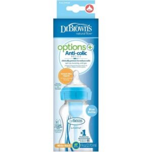 Dr. Brown’s Natural Flow Baby Feeding Blue Bottle (Pack Of 3)-250 ml