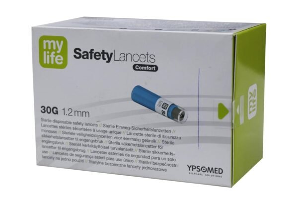 MyLife Safety Lancets Comfort 1.2mm Blue 30G (200)