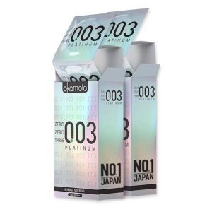 Okamoto Platinum Condom 20 Count And Touch Sense Capsule 10 Qty Free