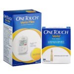 OneTouch Verio Flex Blood Glucose Monitor Combo Pack (+10 Lancets+1 Lancing Device)+50’s Strips