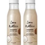 Oriflame Love Nature Shampoo for Dry Hair Wheat & Coconut Oil 250Ml (Pack of 2)