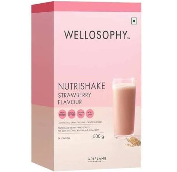 Oriflame Nutrishake Natural Strawberry Flavour 500g