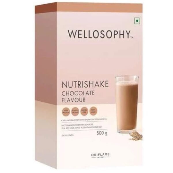 Oriflame Wellosophy Nutrishake Natural Chocolate Flavour 500g