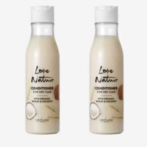 Oriflame Love Nature Conditioner for Dry Hair Wheat & Coconut Oil 250Ml (Pack Of 2)