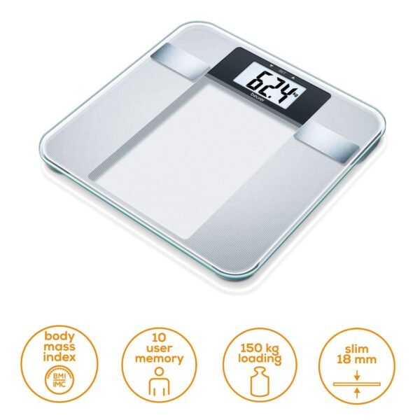 Beurer BG 13 Diagnostic Bathroom Weighing Scale 1