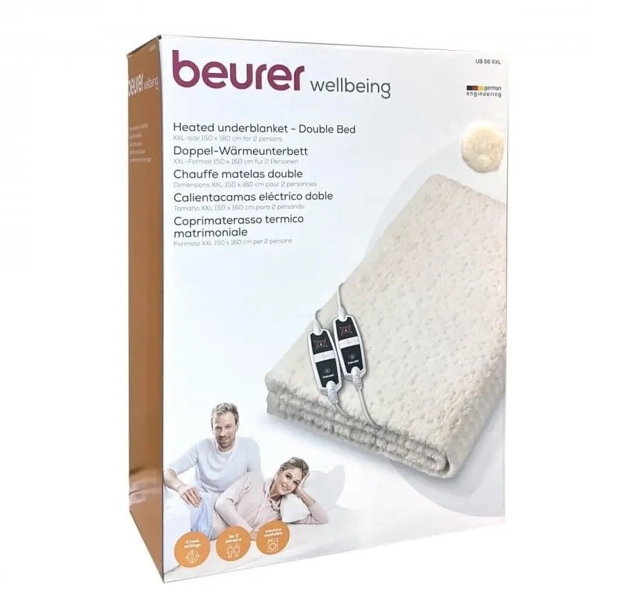 Beurer UB56 Teddy Double Heated Under Blanket For Double Bed