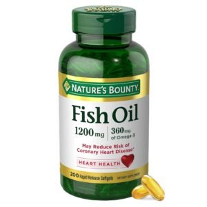 Nature's Bounty Fish Oil Omega-3 1200mg 200 Softgels