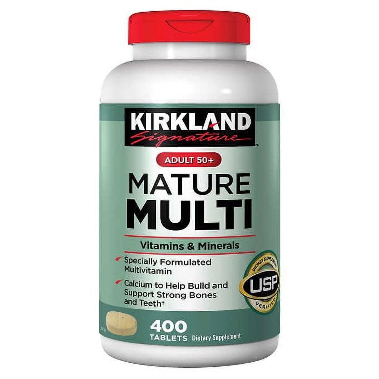 Kirkland Signature Adult 50+ Mature Multi 400 Tablets