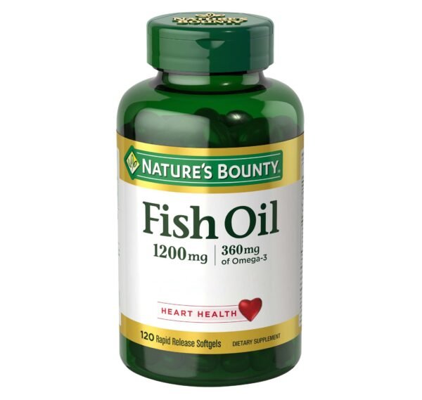 Nature's Bounty Fish Oil Omega-3 1200mg 120 Softgels