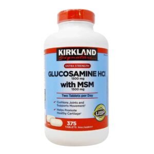 Kirkland Signature Glucosamine With MSM 375 Tablets