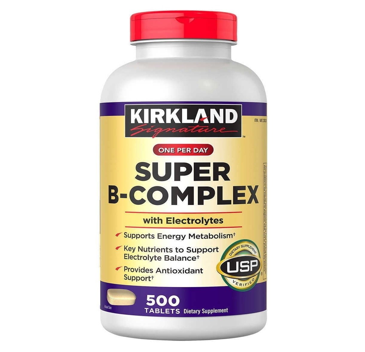 Kirkland Super-B Complex & Electrolytes 500 Tablets