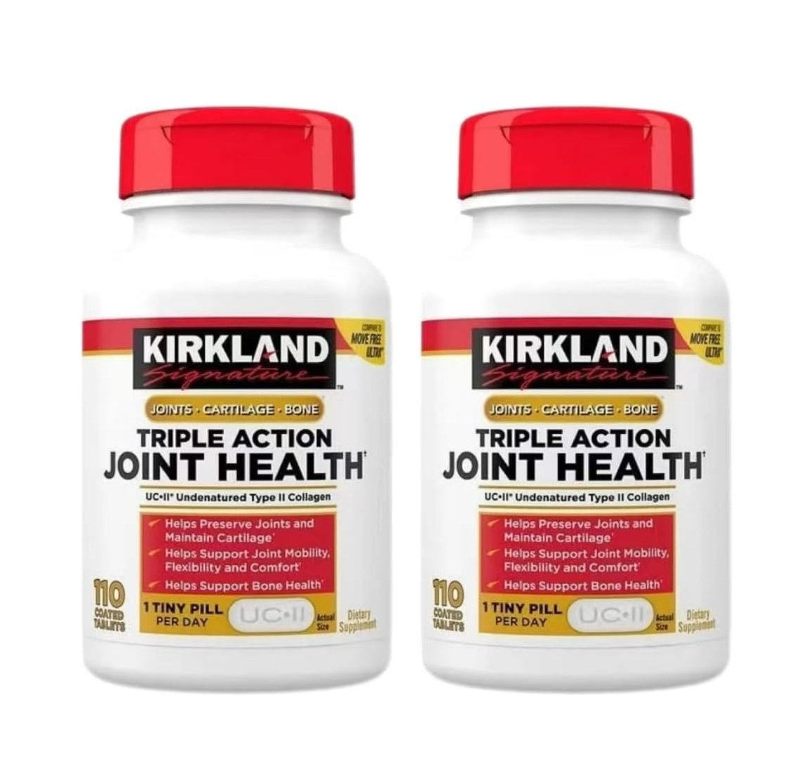 Kirkland Triple Action Joint Health 110 Tablets (Pack Of 2)