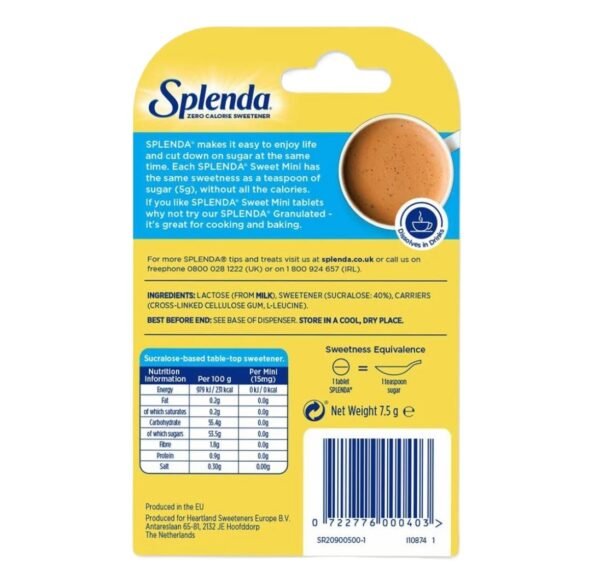 Splenda Sugar Free 300 Sweet Minis (Pack Of 2)