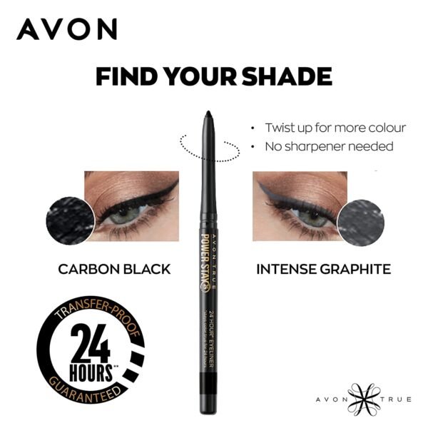 Avon True Color Powerstay Eyeliner Carbon Black 28g