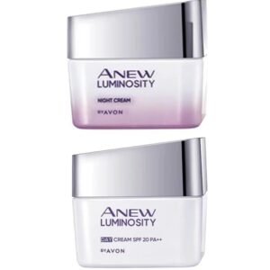 Avon Anew Luminosity Day SPF 20 & Night Cream (50g) Combo