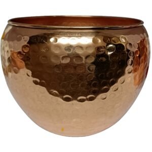 Relikart® Copper Hammered Design Bowl 1500ml