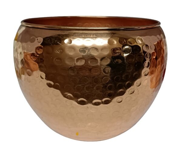 Relikart® Copper Hammered Design Bowl 1500ml