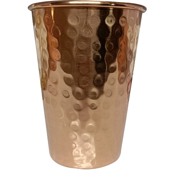 Relikart® Copper Hammered Design Glass 350ml