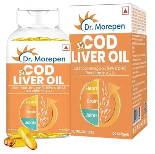 Dr. Morepen Cod Liver Oil Capsules 100