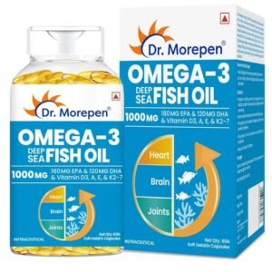 Dr. Morepen Fish Oil 1000mg Omega 300mg DHA 60 Softgel