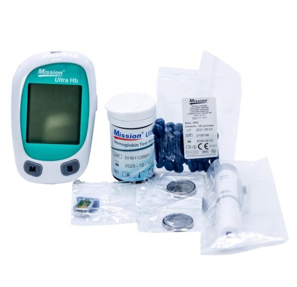Mission Ultra Hemoglobin Testing Meter With 10 Strips - Image 3