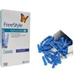 Abbott FreeStyle Optium 100 Test Strips With Sterilance Soft 100 Lancets