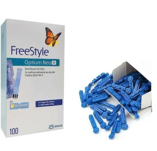 Abbott FreeStyle Optium 100 Test Strips With Sterilance Soft 100 Lancets