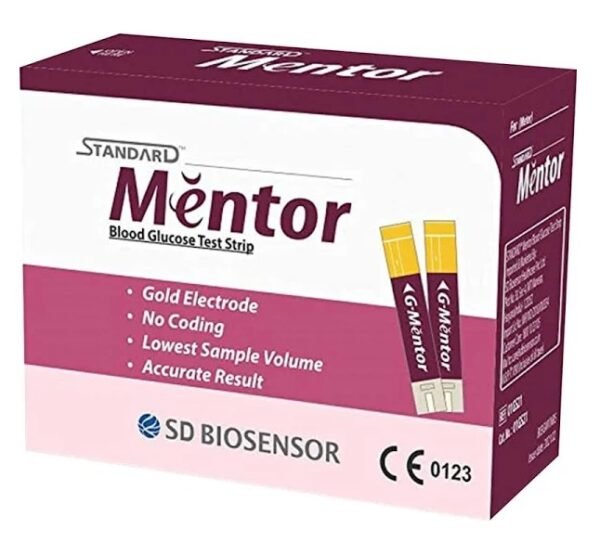 Standard Mentor Blood Glucose 50 Test Strips