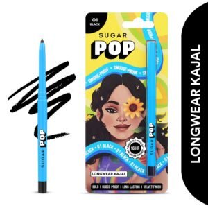 SUGAR POP Longwear Matte Finish Kajal – 01 Black