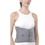 Tynor Abdominal Support 9″/23cm, Grey, 1 Unit A-01