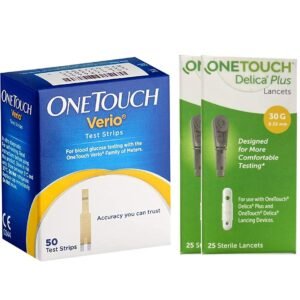 OneTouch Verio Test Strips 50 With 50 Lancets