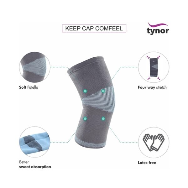 Tynor Knee Cap Comfeel (Pair) (S, M, L, XL) - Image 2