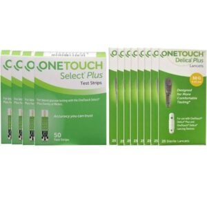 OneTouch Select Plus Test Strip 200 With Delica 200 Lancet