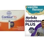 Contour TS 100 Strip + Diabetes Plus Horlicks Vanilla 400g