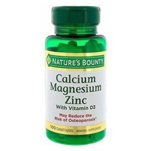 Nature's Bounty Calcium Magnesium Zinc D3 100 Caplets