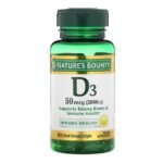 Nature’s Bounty D3 50mcg 2000IU 150 Capsules