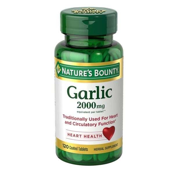 natures bounty garlic 2000mg 120 tab