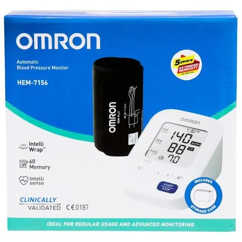 Omron HEM 7156 BP Monitor With HHP-BH01 Adapter