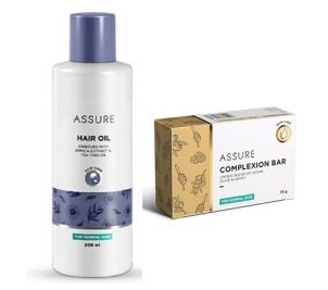 Assure Hair Oil 250ml With Complexion Bar 75g