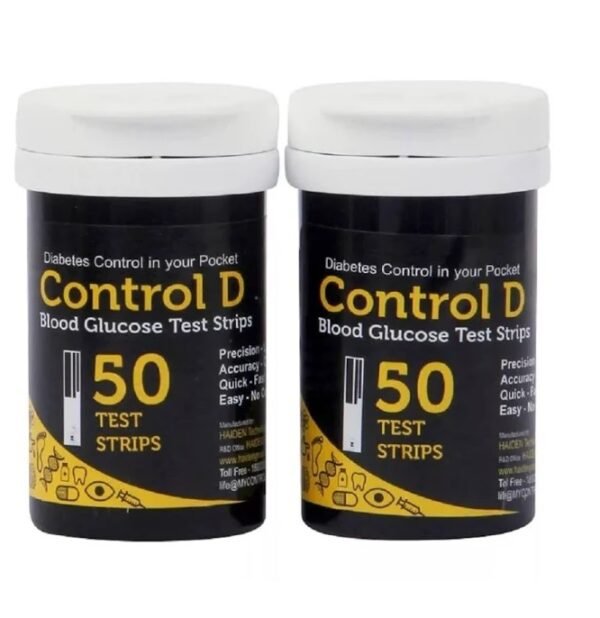 Control D Glucose 100 Test Strips