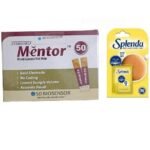 Mentor Blood Glucose 50 Test Strips with Splenda Sugar Free 300 Sweet Minis