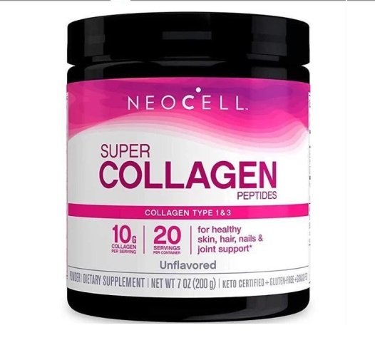 NeoCell Super Collagen Peptides Unflavored (200 gm) (Pack Of 2)