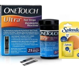 OneTouch Ultra Glucose Strips 25 Splenda Sugar Free 300 Sweet Minis