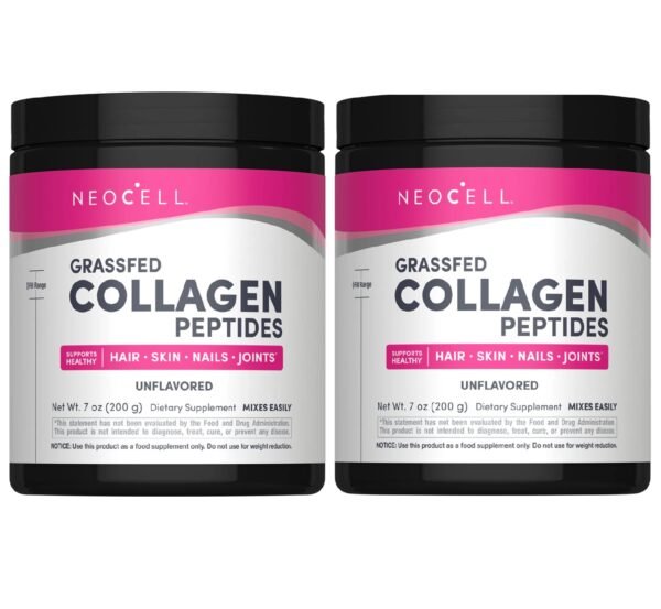 NeoCell Grassfed Collagen Peptides Unflavored (200 gm) (Pack Of 2)