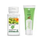 Amway Nutrilite Vitamin C Cherry Plus 75 Tablets With Glister Toothpaste Herbal 50g