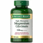 Nature’s Bounty Magnesium Glycinate 240 mg 180 Capsules