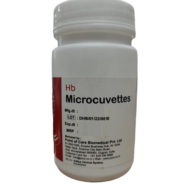 POCT Hemoglobin Hb 50 Count Microcuvettes - Image 2