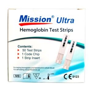 Acon Mission Hb Ultra Hemoglobin 50 Test Strip
