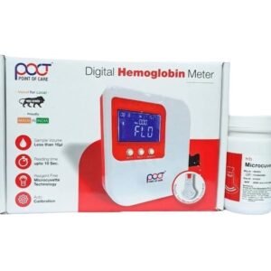 Poct Digital Hemoglobin Meter Poc-30 With 50 Microcuvettes