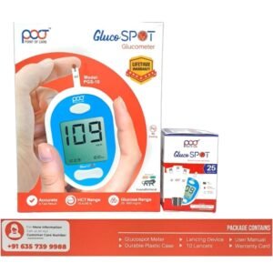 Poct Gluco SPOT Glucometer With 25 Strips